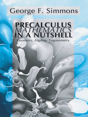 cover image of Precalculus Mathematics in a Nutshell